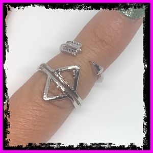 🆕 Sterling Silver Native 2PC Ring Set